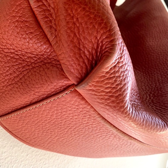 Bogner orange leather Bag and Wallet. - Picture 6 of 16